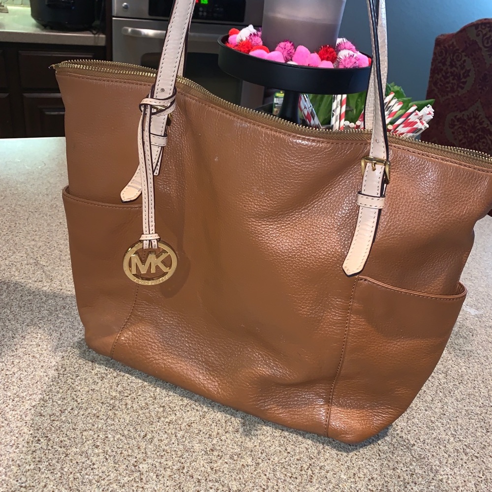 Brown Leather Coach Purse